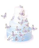 Blumomon 30-Piece 3D Butterfly Cake Topper Decorations - Purple & Gold Rim - Perfect for Weddings Baby Showers & Birthday Parties - Mixed Size Butterfly Cupcake Picks - Buy Online on GoSupps.com