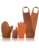 Self-Tan Glove Set - 4 Pieces for Effortless Self-Tanning | Back Application & Even Coverage - Buy Online on GoSupps.com