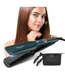 CCKeyin Smooth Iron Wide - 44mm Extra Wide Hair Care with Digital LCD 12 Heat Settings (120-230 C) - Portable Travel Hair Smoother in Green - Buy Online on GoSupps.com