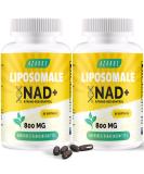 Buy Liposomal NAD+ Trans-Resveratrol 800mg Softgels | High Absorption Cell Repair Supplement | 60 & 120 Softgels Pack - Buy Online on GoSupps.com