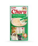 Inaba Churu Puree Cat Treats - Tuna & Chicken Handheld Licking Snacks 4x14g Pack - Delicious Cat Food for Picky Eaters - Buy Online on GoSupps.com
