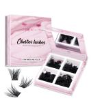 180 Pcs Cluster Lashes DIY Eyelash Extension Individual Lashes D-10-16 Mix - Easy to Apply at Home | Volume Thin Band Lash Clusters - Buy Online on GoSupps.com