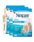 Waterproof Assorted Bandages 100 Pack - Flexible Clear Wound Coverings + Beyondeals Portable Pills Box | Ideal for Sports - Buy Online on GoSupps.com