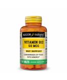 MASON NATURAL Vitamin B12 50 mcg with Calcium - Supports Energy Conversion & Nerve Health - 100 Tablets - Buy Online on GoSupps.com
