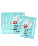 TONYMOLY Foot & Hand Mask Collection - I m Lovely Peach Foot Mask (Set of 5) | Best International Shipping - Buy Online on GoSupps.com