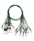 Origlam 20 pieces 15cm fishing wire atriums fishing cord wire offshoots stainless steel-fishing leader wire angle with vertebrae and push buttons - Buy Online on GoSupps.com