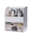 Premium MOOCHI White Makeup Organizer - XL Waterproof Storage Case with Drawers for Cosmetics & Jewelry - Buy Online on GoSupps.com