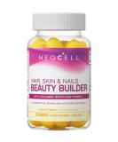 NeoCell Collagen + Vitamin C & Biotin Gummies - Hair, Skin & Nails Support | Collagen Type 1 & 3 | Lemon Flavor - 60 Count - Buy Online on GoSupps.com
