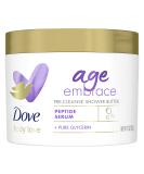 Dove Body Love Shower Cleansing Butter For Maturing Skin Age Embrace Cleanser is Silkier than Body Wash with Glycerin and Peptides 10 oz - Buy Online on GoSupps.com