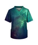 Buy Kasacks Men Care V-neck Pattern Print Short Sleeve Shirt | Lightweight & Comfortable 3XL Green Kasak Hirt - Perfect for Summer Leisure - Buy Online on GoSupps.com
