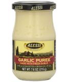 Alessi Garlic Puree 7.6oz (Pack of 2) - Premium Quality Garlic Paste for Cooking - Buy Online on GoSupps.com