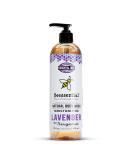 Beessential Natural Lavender Body Wash | Sulfate-Free Shower Gel with Essential Oils | 16 oz for Men & Women - International Shipping Available - Buy Online on GoSupps.com