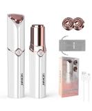SEIHAI Hair Removal Device - Facial Hair Remover for Women | Includes 2 Replacement Heads | Personal Care Products for Face, Lip, Chin | White - Buy Online on GoSupps.com