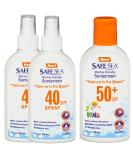 Safe Sea Anti-Jellyfish Sting Lotion - SPF 40 Spray & SPF 50 Kids Sunscreen | Hypoallergenic Jellyfish & Sea Lice Prevention - Buy Online on GoSupps.com