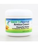 Back To Normal Extra Strength Arnica Cream - 4 Oz | FDA Registered Topical Analgesic for Joint & Muscle Relief - Shop Now - Buy Online on GoSupps.com