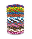 12 Pack Mosquito Repellent Bracelets  Individually Wrapped PU Leather Mixed Color Insect Bug Repellent Wrist Bands for Kids Adults Outdoor Camping Fishing Traveling - Buy Online on GoSupps.com