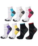 7 Pairs Compression Socks for Women & Men Plantar Fasciitis Relief Foot Pain Arch Support- Upgraded Sport Compression socks Best for Athletic Running Medical Pregnant L-XL 7 colors - Buy Online on GoSupps.com