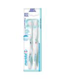 meridol Toothbrush Gum Protection Gentle Double Pack Gentle Cleaning of Teeth on The Gum Seam 2-pk Gentle - Buy Online on GoSupps.com