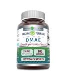 Amazing Formulas DMAE Supplement - 250mg 100 Veggie Capsules Non-GMO & Gluten Free Made in USA | Boost Cognitive Function & Skin Health - Buy Online on GoSupps.com