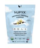 NUFYX Heavenly Protein Powder | 100% Organic Vegan Pea Protein | Gluten Free Low Carb Creamy Vanilla (20 Scoops) - Buy Internationally - Buy Online on GoSupps.com