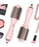 Hot Air Brush 2.0 - One-Step Hair Dryer Styler and Volumizer for Drying, Straightening, Curling - Pink - Buy Online on GoSupps.com