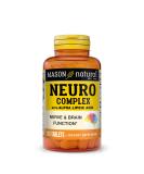 Mason Natural Neuro Complex with Alpha Lipoic Acid - 100 Vegetarian Tablets for Enhanced Brain Health & Memory Support - Buy Online on GoSupps.com
