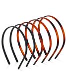 Olakin Plastic Headbands with Teeth - 6 DIY Hair Bands for Women & Girls (Brown 8mm) - Stylish & Durable Hair Accessories - Buy Online on GoSupps.com