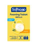 Softsoap Foaming Hand Soap Tablets Refill - Lemon Fizz, 6 Count Pack - Eco-Friendly Hand Soap Tablets - Buy Online on GoSupps.com
