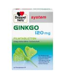 Doppelherz System Ginkgo 120 mg - Improve Cognitive Function & Quality of Life | 30 Film-Coated Tablets - Age-Related Support - International Shipping - Buy Online on GoSupps.com