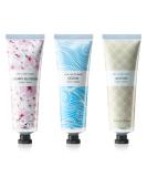Spa Luxetique Hand Cream Gift Set - Cherry Blossom, Almond & Ocean Scent - 12oz & 4oz x 3pcs - For Rough & Dry Hands - Women's Gift Sets - Birthday Gifts for Her - Buy Online on GoSupps.com