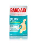 Band-Aid Brand Hydro Seal Waterproof All Purpose Adhesive Bandages for Wound Care or Blisters, 10 ct - Buy Online on GoSupps.com