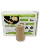 LisaCare Set of 12 Self-Adhesive Fixation Bandages - 10 cm Beige - Ideal for Dogs Horses & Cats - Durable Animal Adhesive Bandages - Buy Online on GoSupps.com