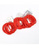 30 Red Snag-Free Hair Elastics/Bobbles - Chelsea Jones | International Shipping Available - Buy Online on GoSupps.com