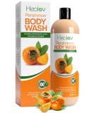 Persimmon Body Wash - Natural Deodorant Soap for Body Odor Control | Purifying & Deodorizing for Underarms Intimate Areas & Feet - Buy Online on GoSupps.com