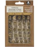 Walnut Hollow HotStamp Lowercase Alphabet Set for Branding and Personalization of Wood, Leather, and Other Surfaces, Various Brass Letter Sizes, 26 Lower Case Alphabet - Buy Online on GoSupps.com