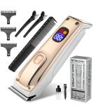Professional Cordless Hair Clippers for Men - LED Display Hair Trimmer & Cutting Kit for Home & Beard Trimming - Buy Online on GoSupps.com