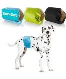 Buy Dog is K nig Male Dog Diapers (3 Pcs) - Comfortable Washable & Eco-Friendly Incontinence Solutions | Black Blue Green | Size M (38-50cm) - Buy Online on GoSupps.com