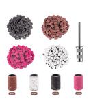Luckaide 201-Piece Grinding Sleeve Nail Cutter Set - Nail Miller Attachments & Grits for Perfect Manicure & Pedicure Care | International Shipping Available - Buy Online on GoSupps.com