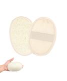 2pcs Loofah Exfoliating Back Scrubber with Natural Luffa Pads Natural Loofah Sponge Exfoliating Body Scrubber Loofah Back Brush Effective Shower Scrub Enhance Your Skincare Routine for Women & Men - Buy Online on GoSupps.com
