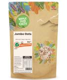 Wholefood Earth Jumbo Oats 3 kg Package May Vary 3.00 kg (Pack of 1) - Buy Online on GoSupps.com