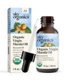 Sky Organics Organic Marula Oil - 100% Pure Cold-Pressed USDA Certified for Face Replenishes Balances & Boosts Glow - 1 fl. Oz - Buy Online on GoSupps.com