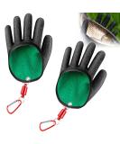 Roipus Waterproof Fishing Gloves - 2 Pack Bite-Proof & Stab-Resistant Anti-Cut Hunting Gloves with Magnetic Lock for Predator Fish Catching - Buy Online on GoSupps.com