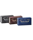 San Francisco Soap Company Man Bar Set - Coastal Driftwood, Cardamom, Juniper, Midnight Amber (3 x 10 oz. Bars) - Buy Online on GoSupps.com