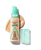 Almay Clear Complexion Acne Foundation 600 Sun Beige - Lightweight, Medium Coverage, Salicylic Acid, Hypoallergenic, Fragrance-Free - Buy Online on GoSupps.com