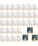 Mimorou Stretched Mini Canvases Small Painting Canvas with Easel Art for Wood Display Kids Craft Acrylic Pouring Oil Water Color Supply(64 Pack 4 x Inch) 4 x 4 Inch 64 - Buy Online on GoSupps.com