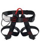 NewDoar Climbing Harness - Half Body Mountaineering Rock Climbing Gear for Rappelling, Rescuing & Tree Climbing - Black - Buy Online on GoSupps.com