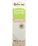 Redmond Earthpaste - Natural Non-Fluoride Spearmint Flavored Toothpaste, 4 Ounce Tube (1, Spearmint) 4 Ounce (Pack of 1) Spearmint - Buy Online on GoSupps.com