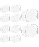 Sunjuly TENS Electrodes Pads - 20 Self-Adhesive Reusable 5x5 cm for Pain Therapy - Compatible with Most TENS EMS Devices - Buy Online on GoSupps.com