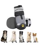 Eyin Dog Shoes - Breathable Non-Slip Paw Protection for All Sizes | Reflective Velcro Fastener | Ideal for Outdoor Sports - Size 2 Gray - Buy Online on GoSupps.com