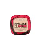 L'Or al Paris Infallible 24H Fresh Wear Foundation in a Powder Full-coverage Longwear Weightless Smooth Finish Water-proof and Transfer-proof 20 Ivory 20 Ivory 9 g (Pack of 1) - Buy Online on GoSupps.com